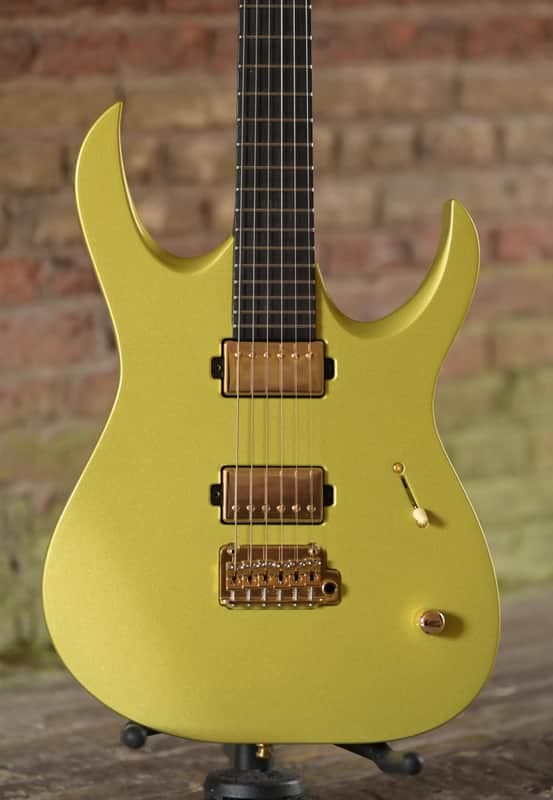 Mayones Duvell Elite 6, V24 - Custom Gloss Gold Metallic