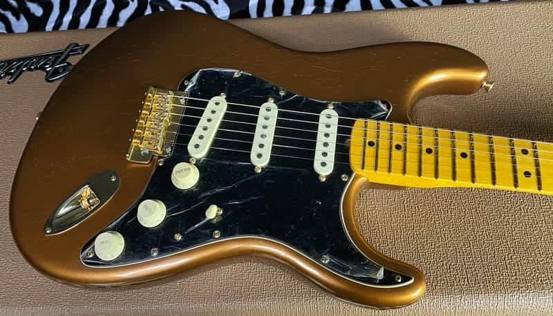 NEW! 2024 Fender Bruno Mars Stratocaster Mars Mocha - Limited Edition - Authorized Dealer - In-Stock! 7.8lbs - G02643