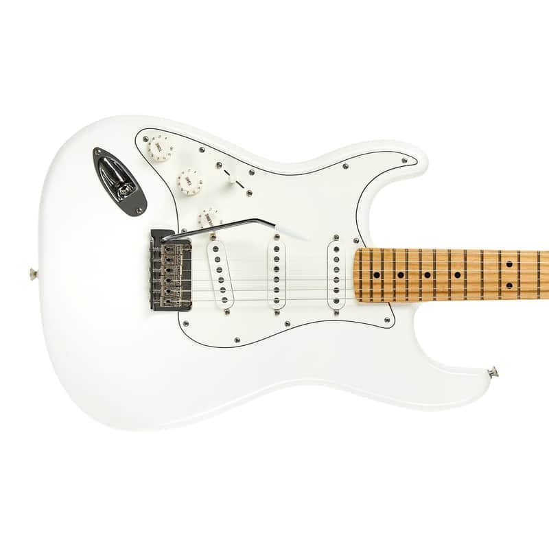 Fender (MIM) Player Stratocaster Left Handed Polar White (Pre-Owned, 2023, EC) #MX23088775