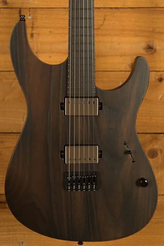 Mayones Aquila Cardinal 6 Adam Christianson Baritone Signature - Ebony - Antique Black