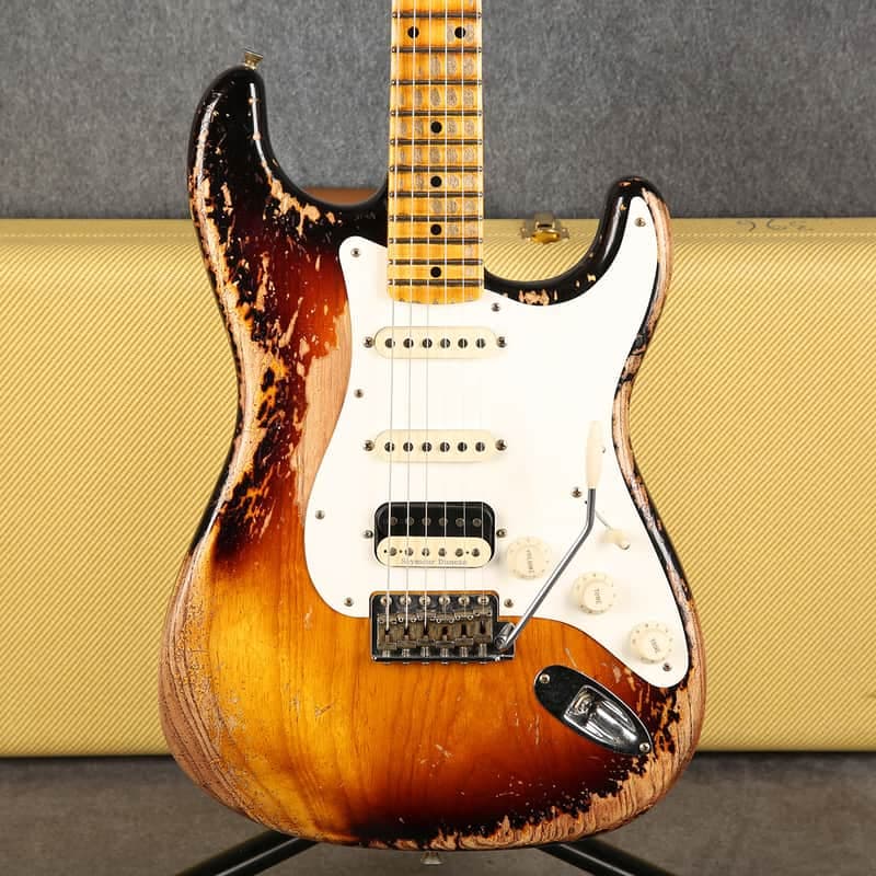 Fender Custom Shop MBD II Limited 1955 HSS Stratocaster - Sunburst - 2nd Hand