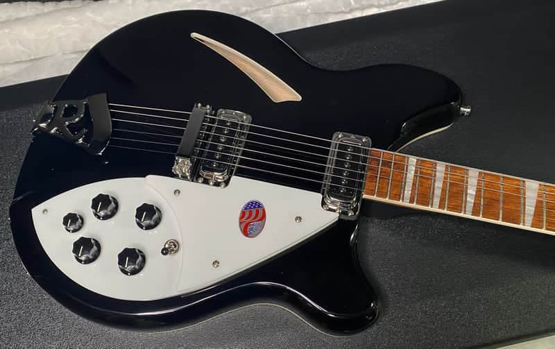 NEW! Rickenbacker 360 JetGlo Jet Glo JG - Authorized Dealer - Warranty - In-Stock! 7.7 lbs - G07516