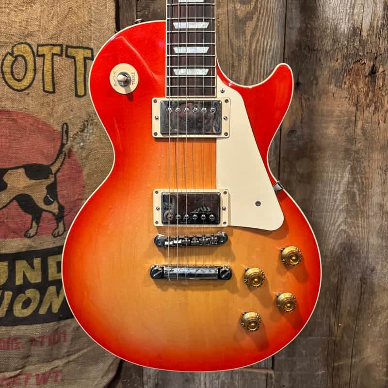 Gibson Les Paul Standard 50's Plain Top Limited Edition Washed Cherry Sunburst 2024 - Washed Cherry Sunburst