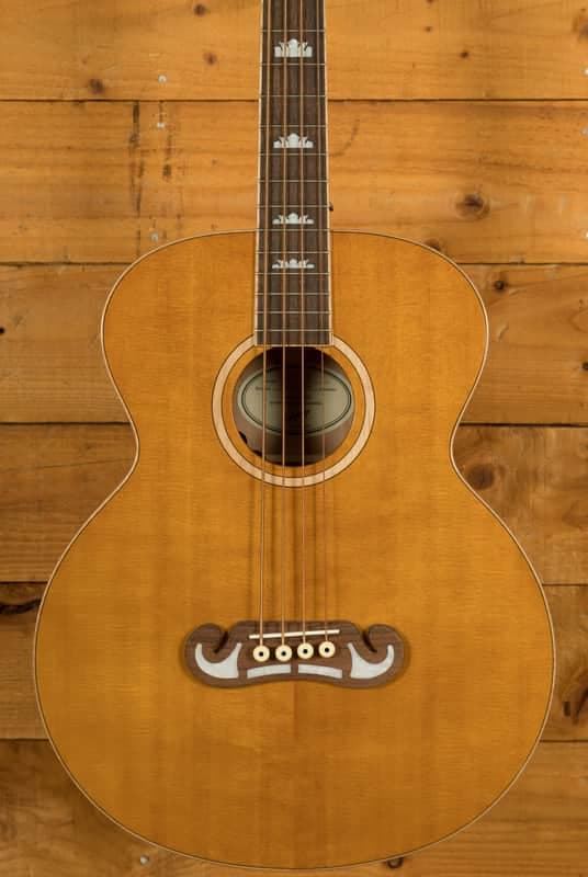 Epiphone El Capitan J-200 Studio Bass | Aged Vintage Natural