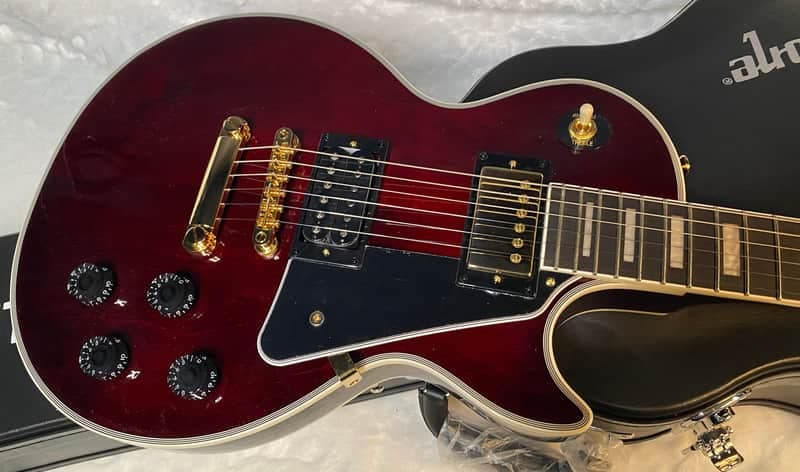 BRAND NEW ! Epiphone Jerry Cantrell Wino Les Paul Custom Electric Guitar - Wine Red - Only 8lbs - Authoried Dealer - G05165