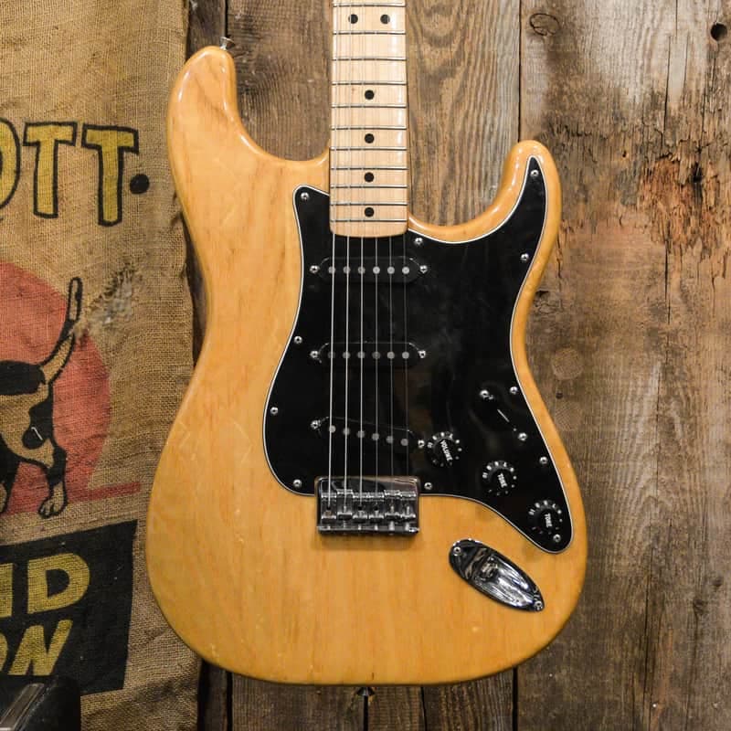 Fender Stratocaster Hardtail with Maple Fretboard 1979 - Natural