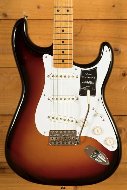Fender Vintera III Late '50s Stratocaster - Maple - 3-Colour Sunburst