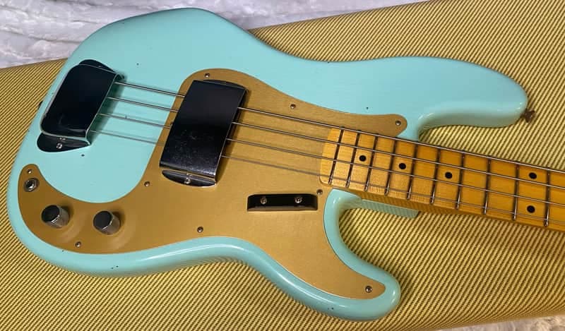 NEW! Fender Custom Shop 1958 Precision Bass Journeyman Relic - Surf Green - Authorized Dealer - 8.5lbs - G07721