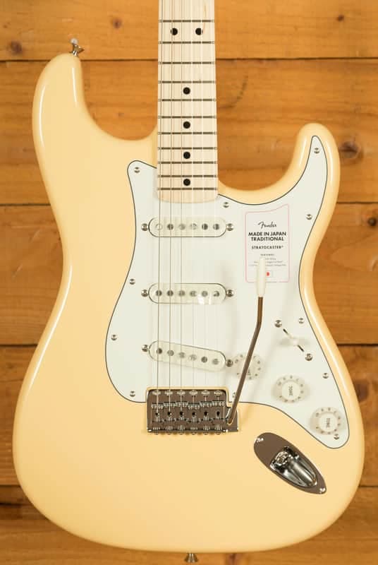 Fender Made In Japan Traditional 70s Stratocaster - Maple - Vintage White