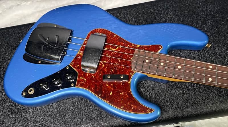 NEW! Fender Custom Shop 64 Jazz Bass Relic - Lake Placid Blue Finish - 9.4 lbs - Authorized Dealer - G07507