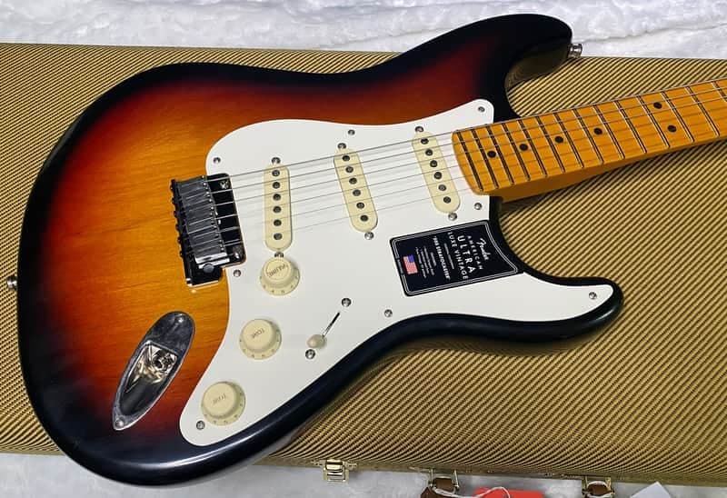 NEW! Fender American Ultra Luxe Vintage '50s Stratocaster - 3-Color Sunburst - Authorized Dealer - Sunburst - 7.5lbs - G07492