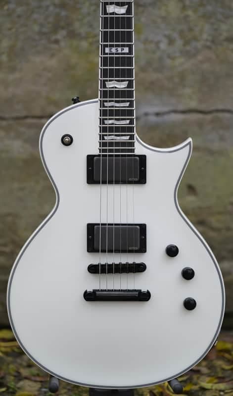 ESP E-II Eclipse SWS - Snow White Satin