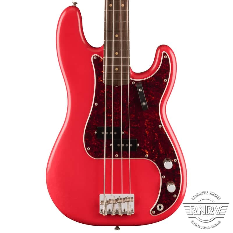 Fender Limited Edition Vintera II Road Worn '60s Precision Bass 2025 - Fiesta Red