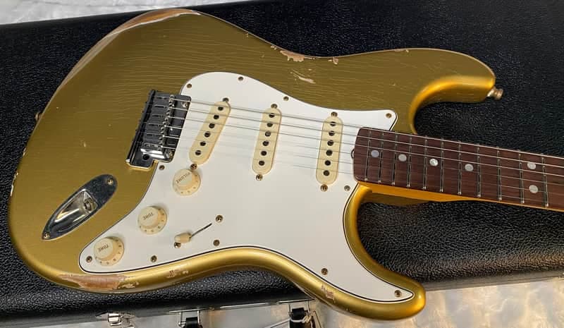 NEW! Fender Custom Shop 2025 NAMM Limited Edition Stratocaster PRO Relic - HLE Gold - Authorized Dealer - 7.6lbs - G05912