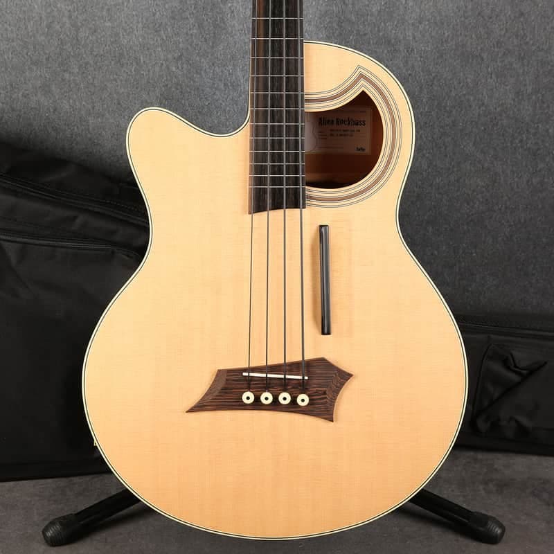 Warwick RockBass Alien Standard 4 Fretless Bass - LH - Natural Satin - 2nd Hand