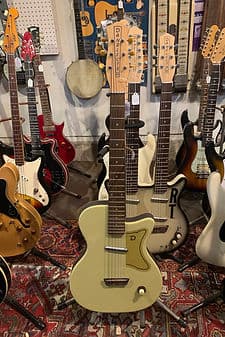 90's Danelectro Bamboo Yellow U1