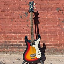 1966 Mosrite The Ventures Bass - Sunburst