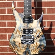 Dean USA Exile-7 w/Kahler Blue Dyed Burl 7-String Electric Guitar 2025