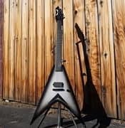 Dean USA Vengeance V Silverburst 6-String Electric Guitar