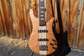 Spector USA NS-2 Oiled Solid Cherry Wings 4-String Electric Bass Guitar NAMM 2024