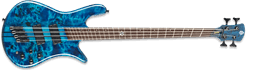 Spector NS Dimension 4 - Multi Scale -Black & Blue 4-String Bass Guitar