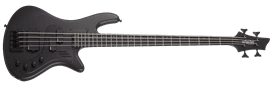 Schecter DIAMOND SERIES Stiletto-4 Stealth Pro EX Satin Black 4-String Electric Bass Guitar