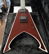 DEAN USA Custom Shop Michael Amott Tyrant Burgundy/White 6-String Electric Guitar (ARTIST PROOF)