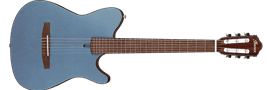 IBANEZ FRH10N IBF Indigo Blue Metallic Flat 6-String Classical Electric Guitar