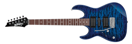 IBANEZ GRX70QAL Transparent Blue Burst Left Handed 6-String Electric Guitar