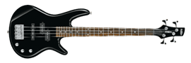 Ibanez MIKRO GSRM20 Black 28.6 Inch Short Scale 4-String Electric Bass Guitar