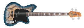 Ibanez TMB400TA Cosmic Blue Starburst 4-String Electric Bass Guitar