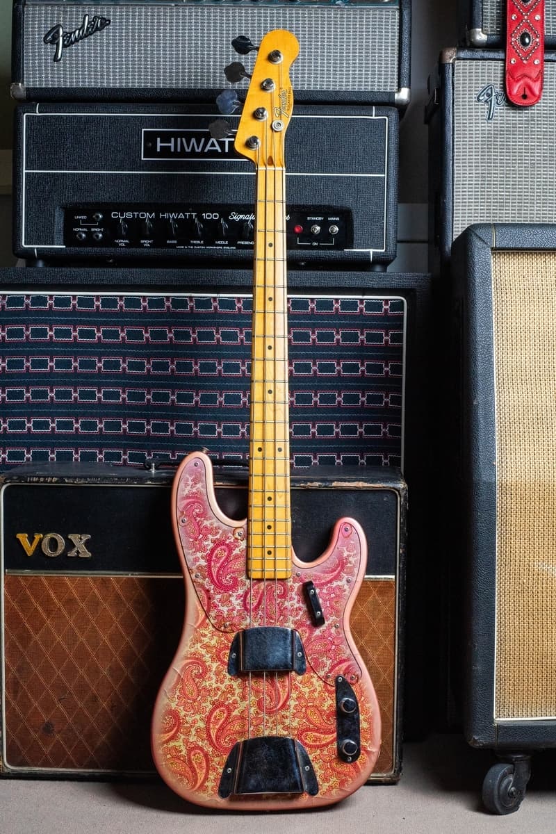 Fender Telecaster Bass Paisley finish 1968